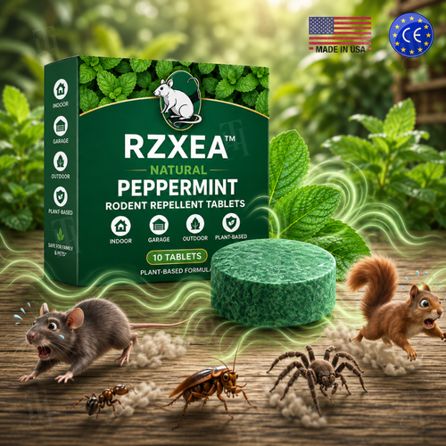 RZXEA™  Natural Peppermint Rodent Repellent Tablets
