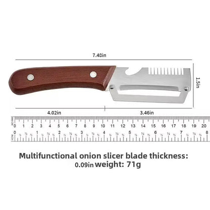 🔥🔥AEXZR® 2‑in‑1 Multi-Functional Wooden Vegetable Peeler with Built In Bottle Opener