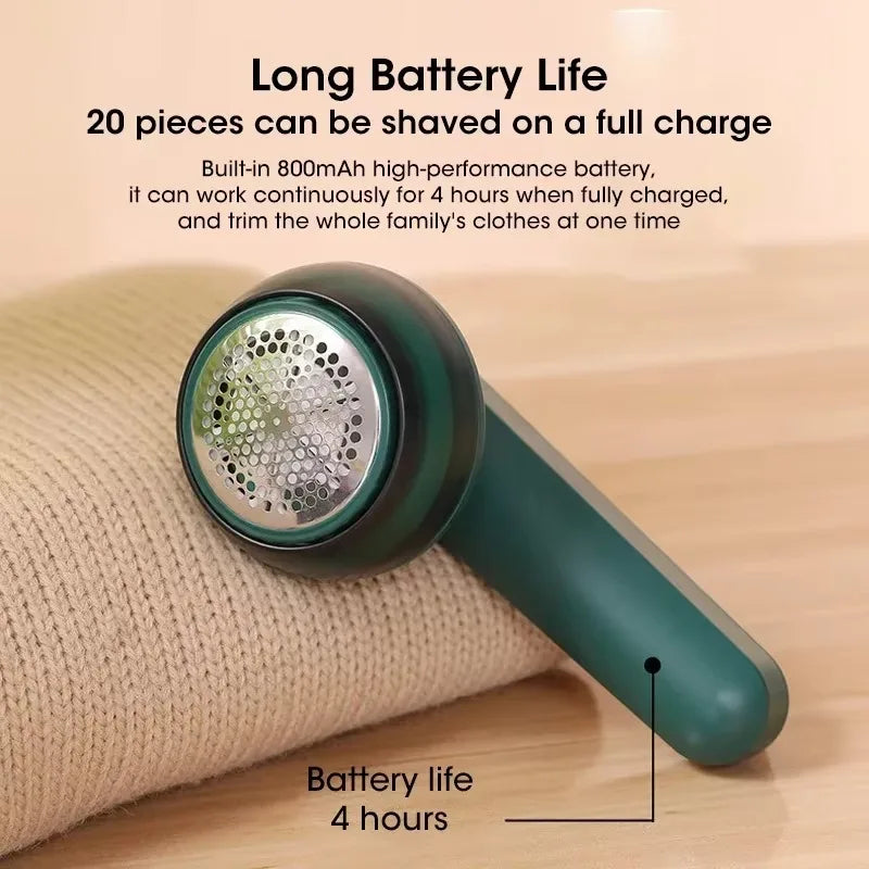 🏆ZAVELY™Fabric Shaver A Portable Electric Lint Remover - Rechargeable