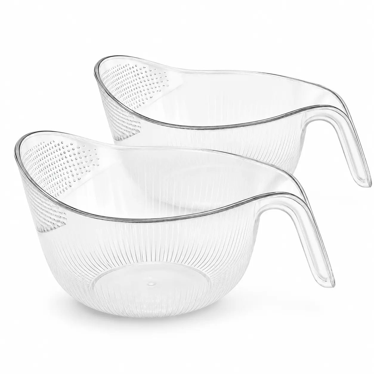 Multi-Functional Rice Strainer with Handle, BPA-Free Kitchen Colander