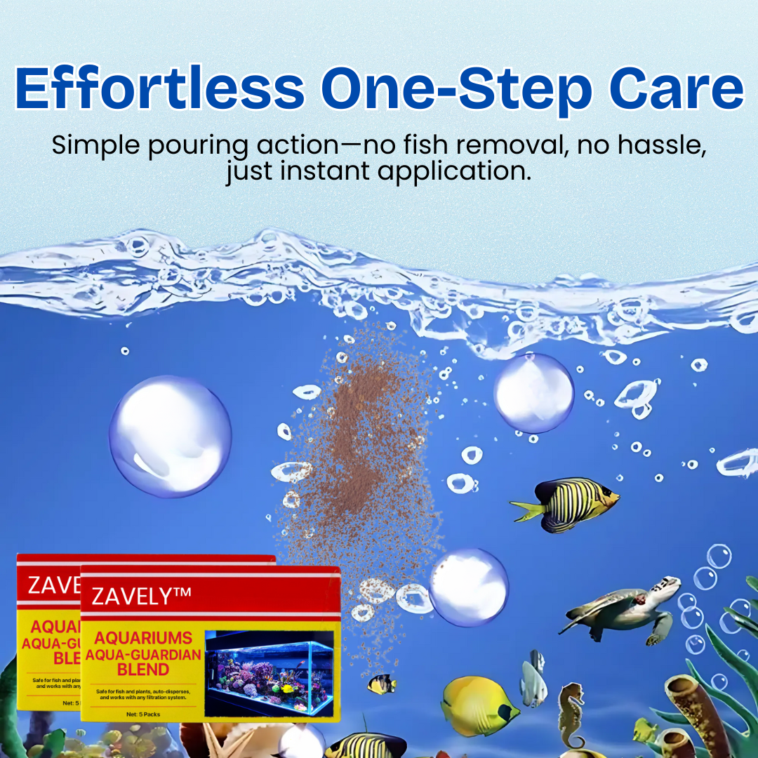 🏆ZAVELY™ Aquariums Aqua-Guardian Blend -✨ Dual-Action Bio-Restoration for a Healthier, Clearer Aquarium🐠