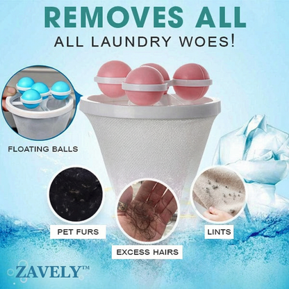 🏆ZAVELY™ Lint & Fur Catcher -👕 Effortless Cleaning for Clothes, Upholstery & More⭐