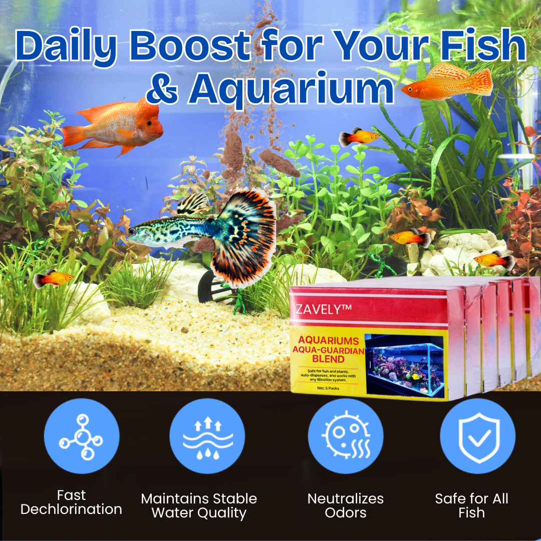 🏆ZAVELY™ Aquariums Aqua-Guardian Blend -✨ Dual-Action Bio-Restoration for a Healthier, Clearer Aquarium🐠