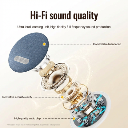 😊🏆ZAVELY™Bone Conduction Bedside Speaker - 🔊Immersive Tabletop Sound Without Traditional Speakers