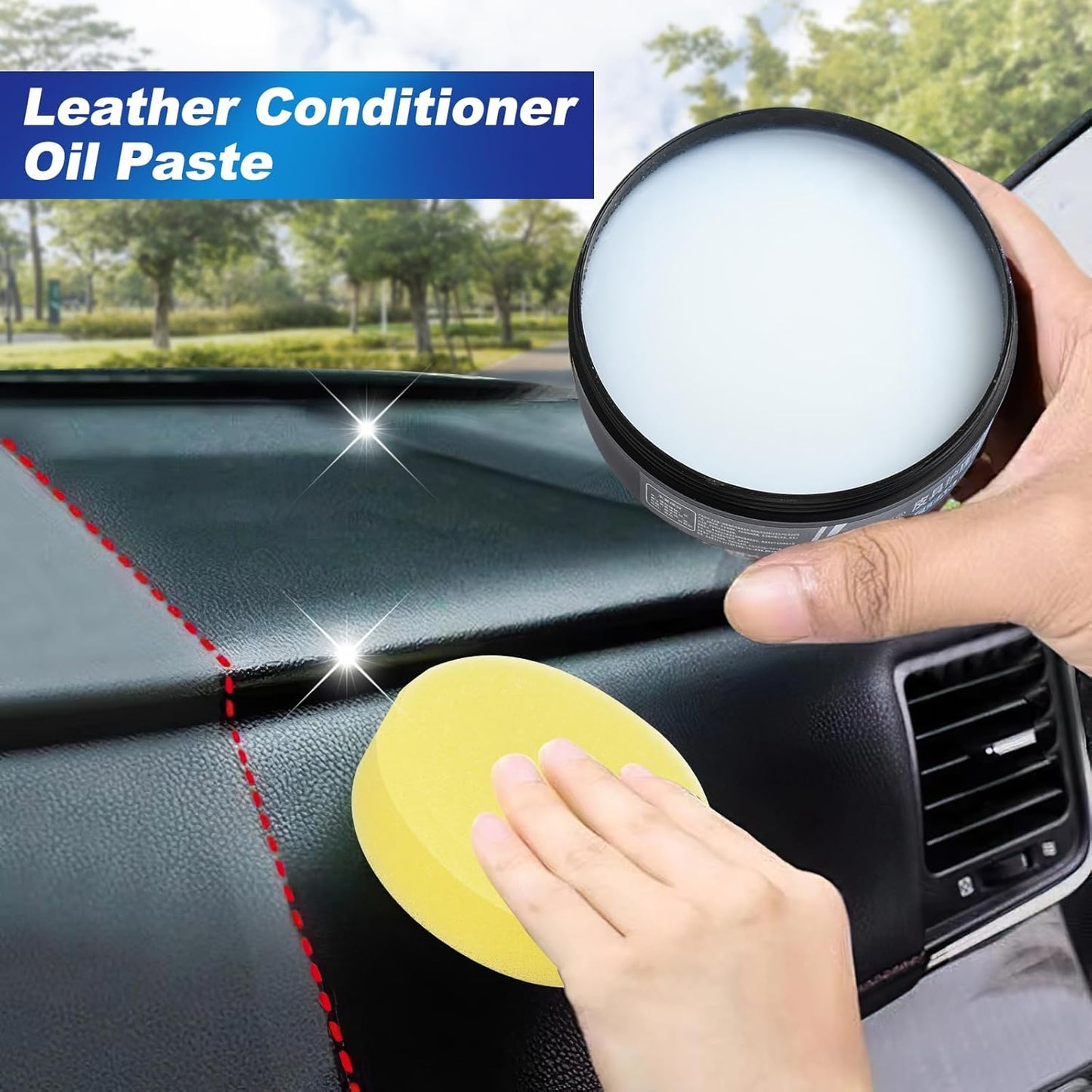 🏆ZAVELY™Multi-Surface Leather Balm – Clean, Condition & Protect in One Step