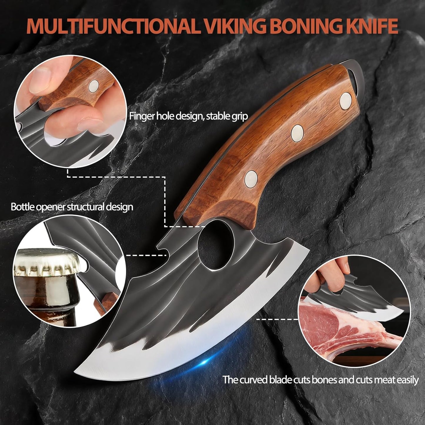 Buy 1 Get 1 Free Hand-Forged Kitchen Knife Set