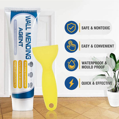 🏆ZAVELY™Efficient Drywall Repair Kit with Scraper -🛠️ Strong Adhesion, Smooth Finish, No Dusty Residue✅