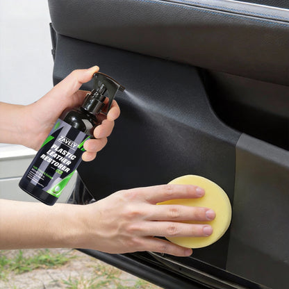 🏆ZAVELY™Plastic Leather Restorer – ✨Non-Greasy Matte Finish, Repels Dust🛡️