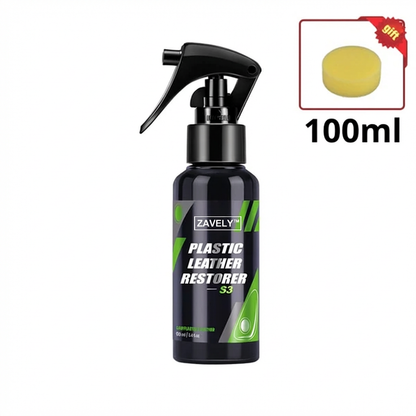 🏆ZAVELY™Plastic Leather Restorer – ✨Non-Greasy Matte Finish, Repels Dust🛡️
