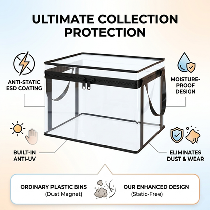 AEXZR® 360° Clear Storage Bin