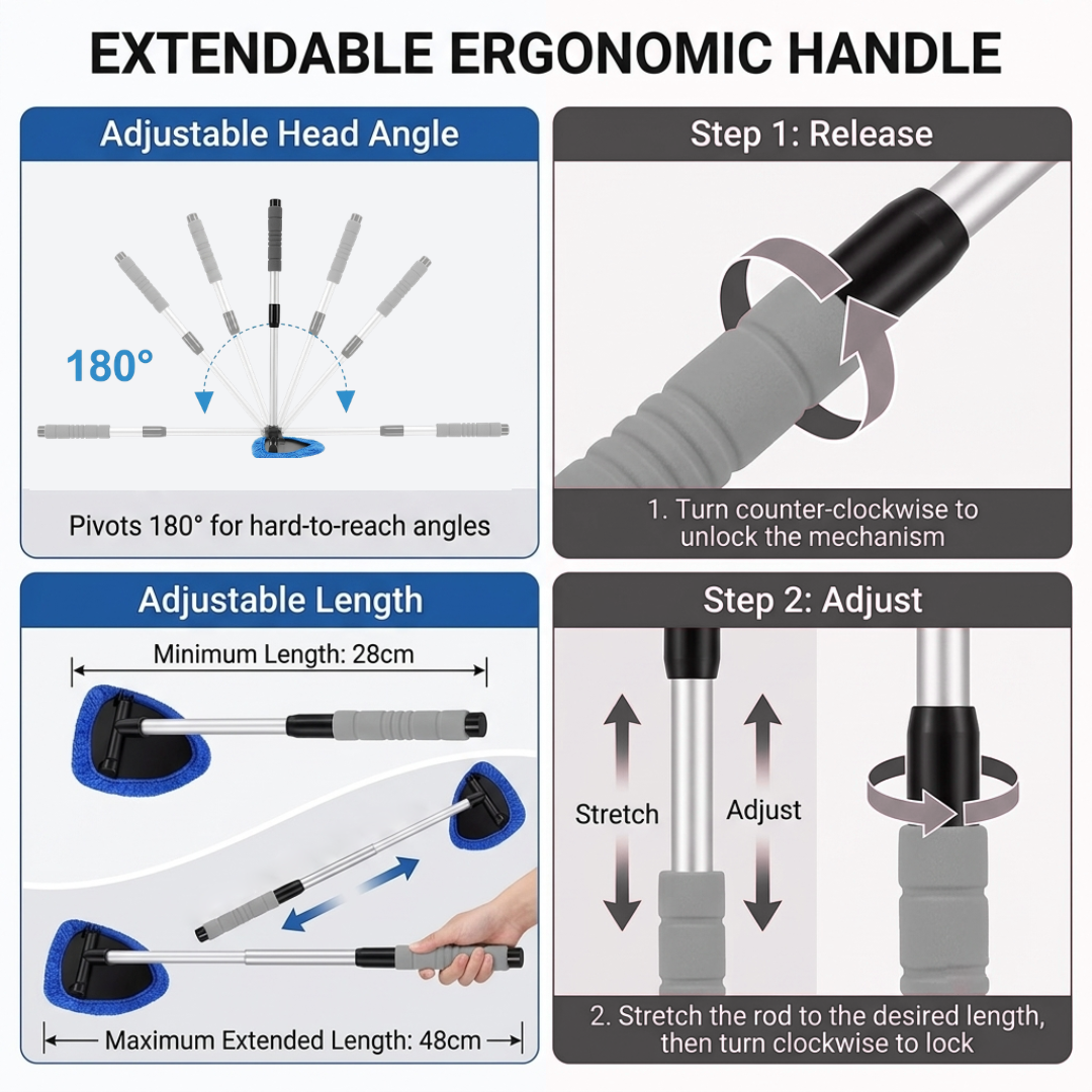 AEXZR® ClearView Pro Windshield Wand
