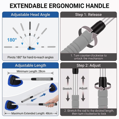 AEXZR® ClearView Pro Windshield Wand