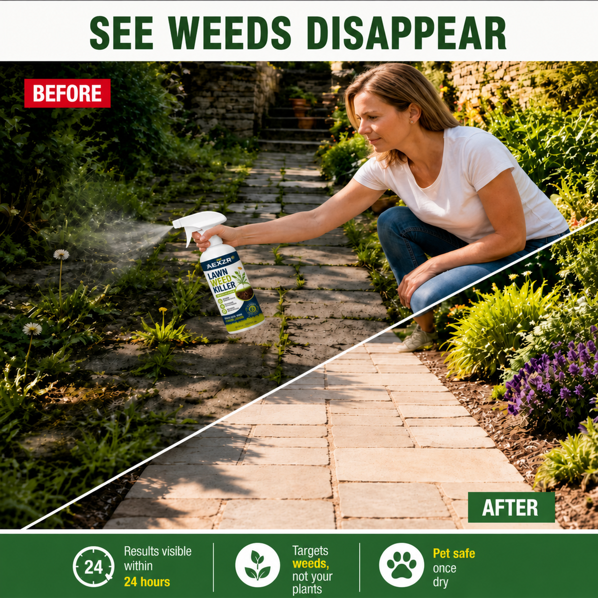🔥 ⚡ [Easy & Stress-Free Weeding] 🌿 Home Herbicide – Say Goodbye to Weeds Fast! 🏡✨
