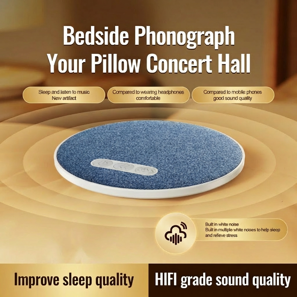😊🏆ZAVELY™Bone Conduction Bedside Speaker - 🔊Immersive Tabletop Sound Without Traditional Speakers