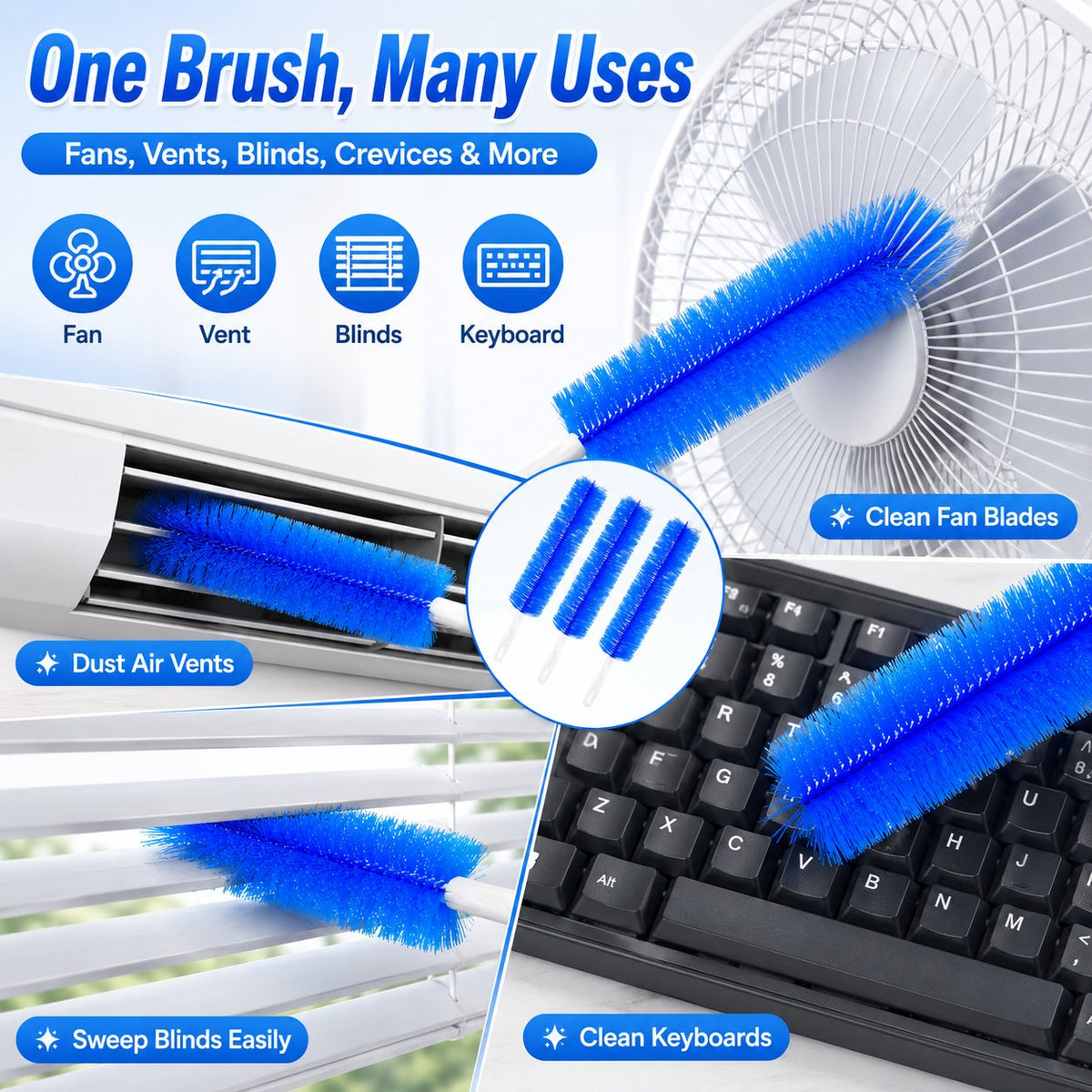 ✨Buy More, Save More😍 | AEXZR® Reusable Bendable Dust Remover👍 – Soft Microfiber Head✨
