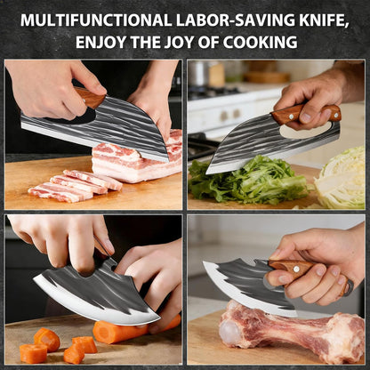 Buy 1 Get 1 Free Hand-Forged Kitchen Knife Set