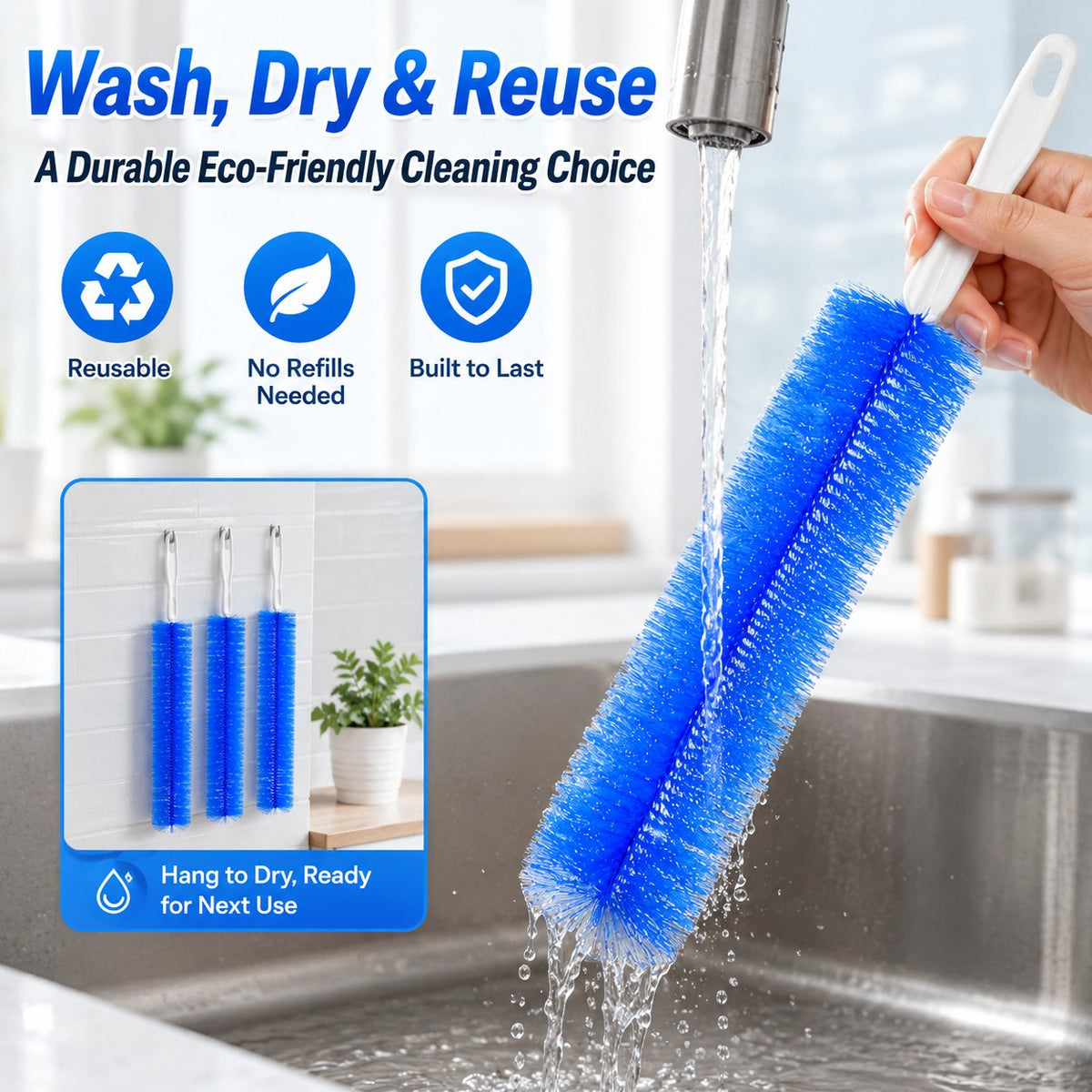 ✨Buy More, Save More😍 | AEXZR® Reusable Bendable Dust Remover👍 – Soft Microfiber Head✨