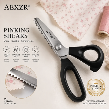 AEXZR® ✂️ Sharp stainless‑steel blades, comfortable handle 🤲, ideal for sewing, craft & DIY fabric work 🧵