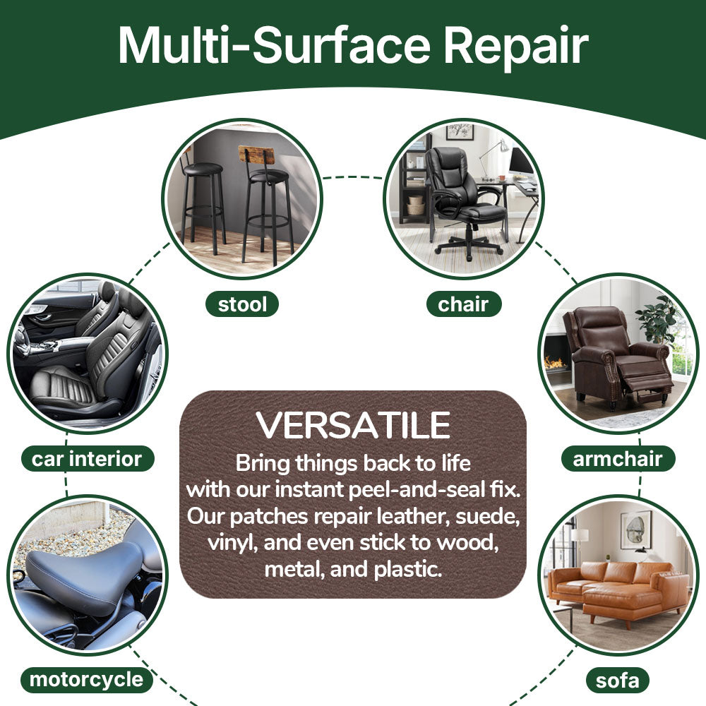 ✨Self-Adhesive Leather Patch – Instant Fix for Tears & Cracks, No Sewing📏