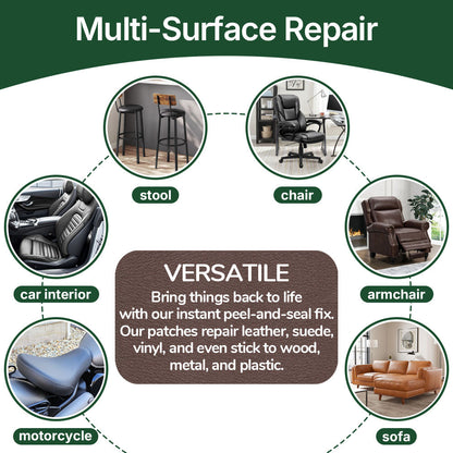 ✨Self-Adhesive Leather Patch – Instant Fix for Tears & Cracks, No Sewing📏