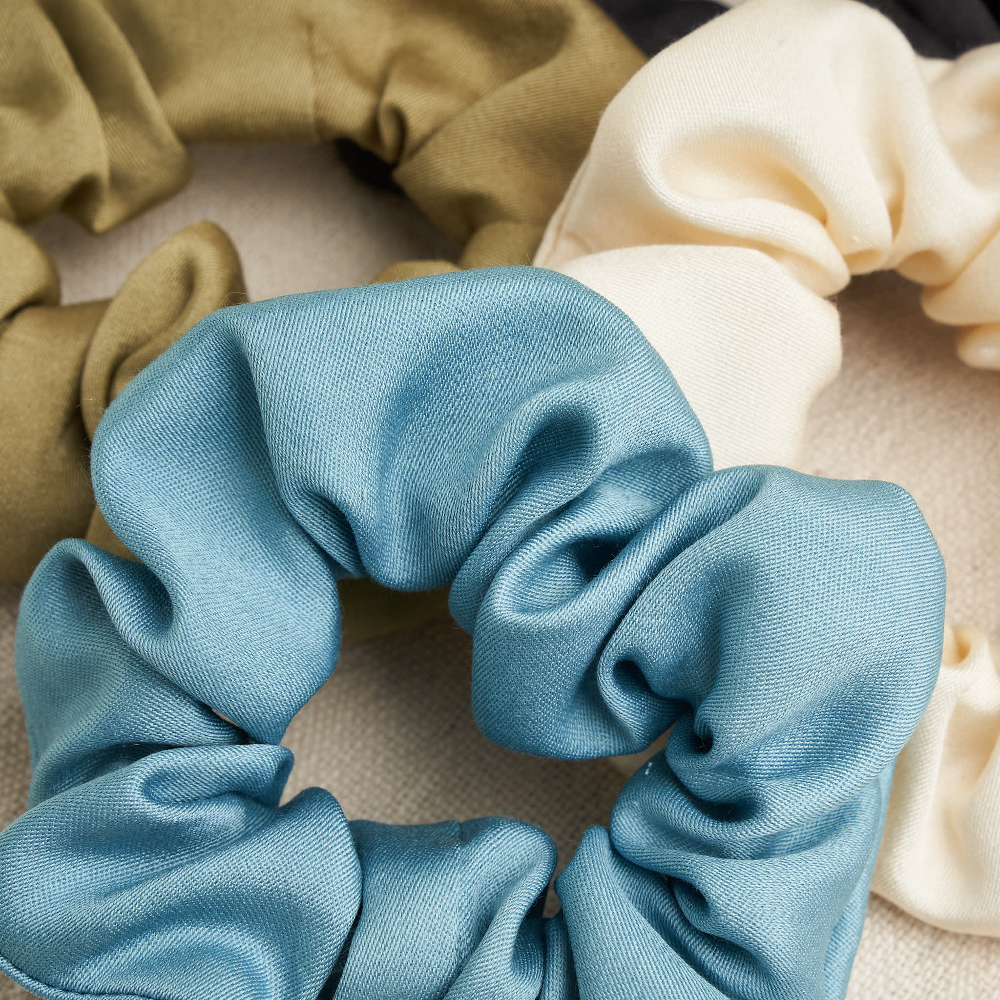 Naturally Dyed Silk Scrunchie