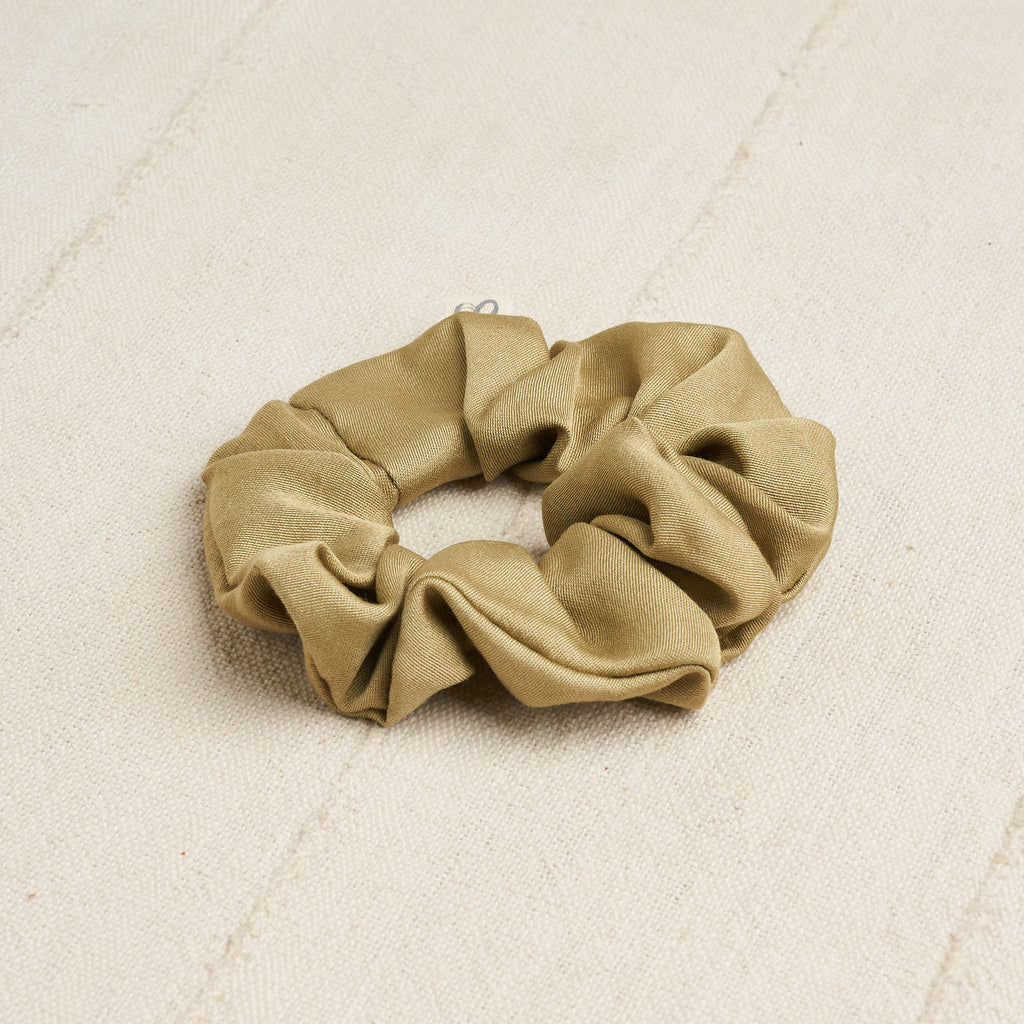 Naturally Dyed Silk Scrunchie