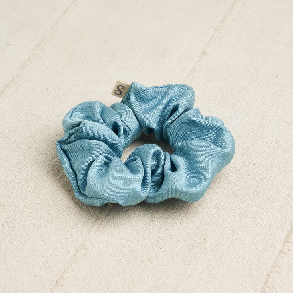 Naturally Dyed Silk Scrunchie