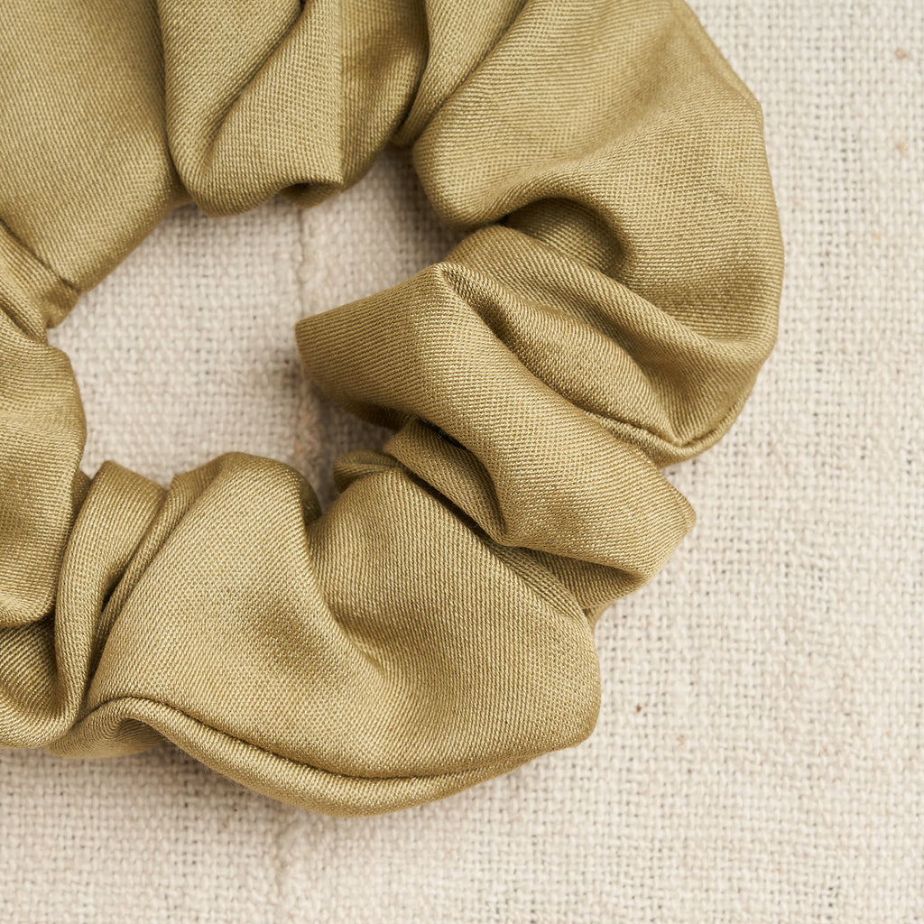 Naturally Dyed Silk Scrunchie