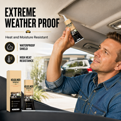 Waterproof Car Headliner Repair Glue, High Strength Adhesive for Sagging Car Ceiling & Interior🔥