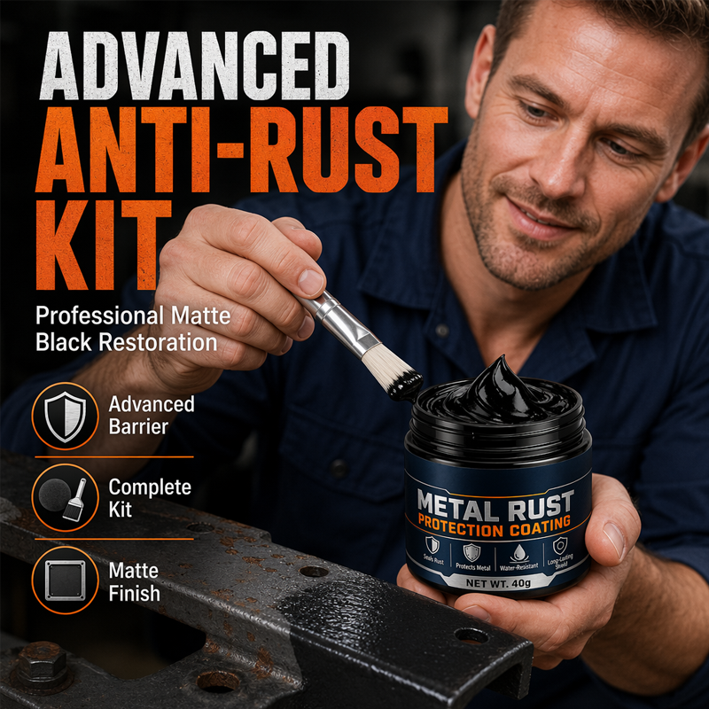 🥳2026 HOT SALE💞50K+ SOLD!🔧 65% OFF! Metal Rust Protection Black Repair Paste – Restores rusty gates, railings & tools. Forms protective coating – no need to replace! 🛡️✨