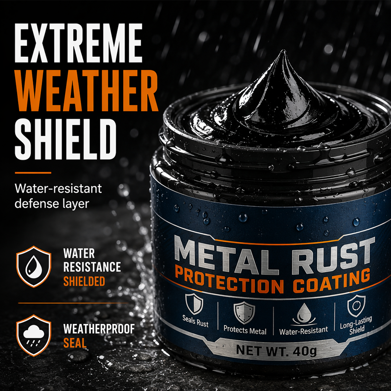 🥳2026 HOT SALE💞50K+ SOLD!🔧 65% OFF! Metal Rust Protection Black Repair Paste – Restores rusty gates, railings & tools. Forms protective coating – no need to replace! 🛡️✨