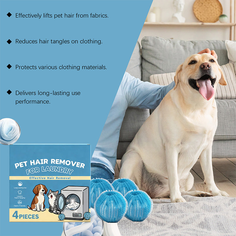 🐾✨ Catch Pet Hair Instantly! AEXZR®  No-Snag Reusable Laundry Balls 🧺🔥