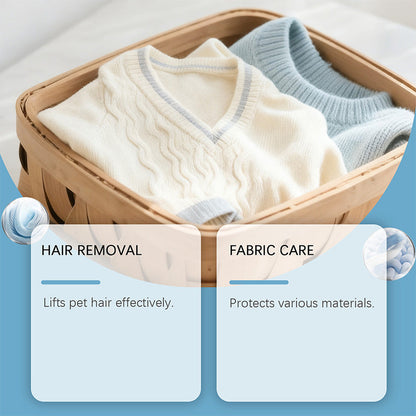 🐾✨ Catch Pet Hair Instantly! AEXZR®  No-Snag Reusable Laundry Balls 🧺🔥