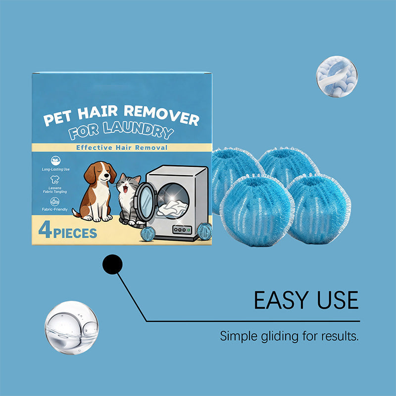🐾✨ Catch Pet Hair Instantly! AEXZR®  No-Snag Reusable Laundry Balls 🧺🔥