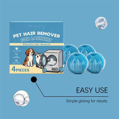 🐾✨ Catch Pet Hair Instantly! AEXZR®  No-Snag Reusable Laundry Balls 🧺🔥